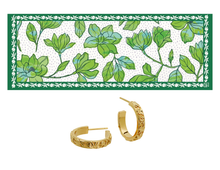 Load image into Gallery viewer, Beautiful Summer BUNDLE! - Shawl + Hoop Earring