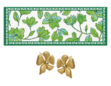 Load image into Gallery viewer, Beautiful Summer BUNDLE! - Shawl + Floral Stud Earring